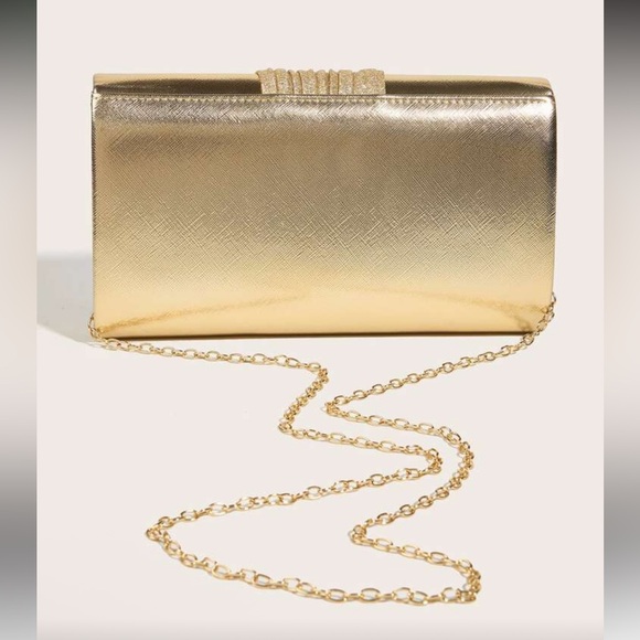 Elegant Gold Clutch Bag